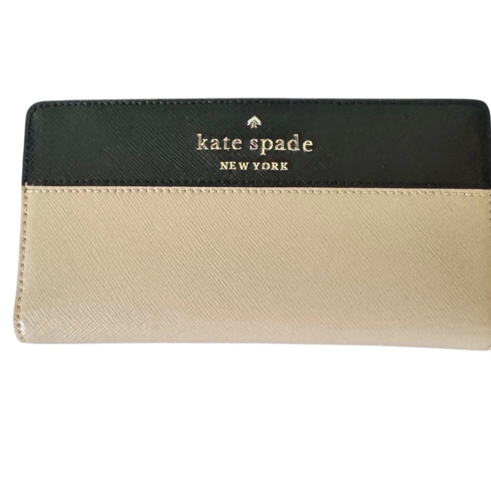 Kate Spade Staci Colorblock Large Slim Wallet – Like New